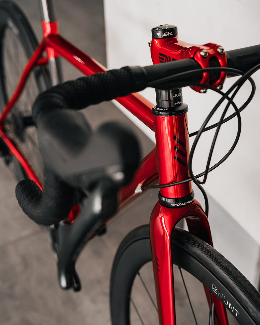 The Draft Hypatia Road Disc Bike - Lean Candy Red