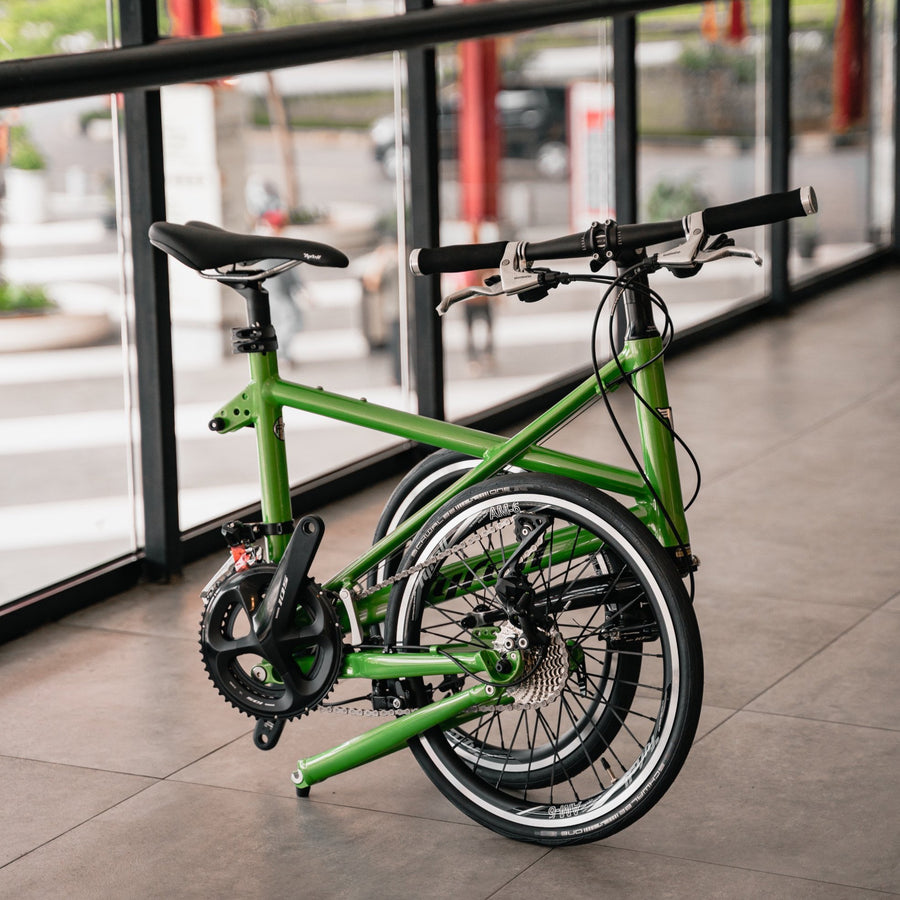 Tyrell FX Folding Bike (Flat Bar/Shimano 105) - Apple Green