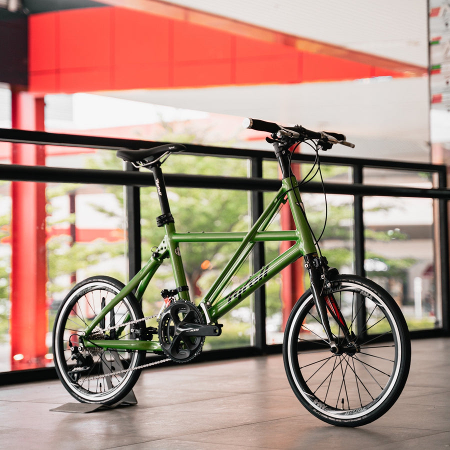 Tyrell FX Folding Bike (Flat Bar/Shimano 105) - Apple Green