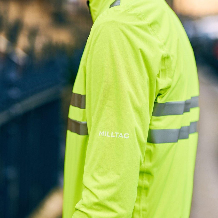 Milltag Rain HD Jacket - Highlight Yellow - SpinWarriors