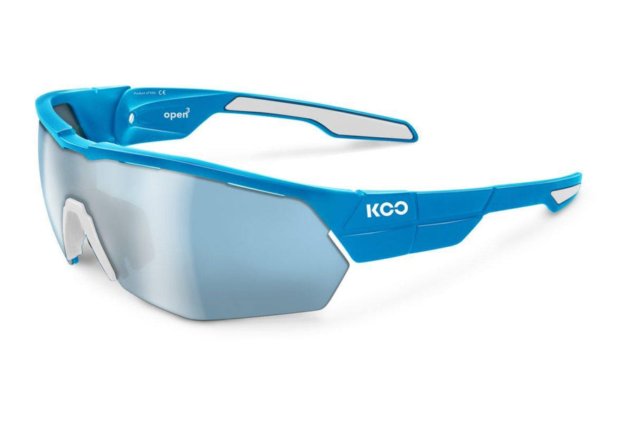 KOO Open Cube Lightblue Sunglasses - Super Blue Lens - SpinWarriors