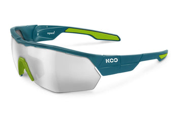 KOO Open Cube Pinegreen/Lime Sunglasses - Ultra White Lens - SpinWarriors