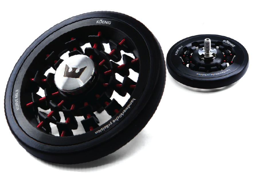 Koenig Kurve MK. I Brompton Easy Wheel - Radical Red - SpinWarriors