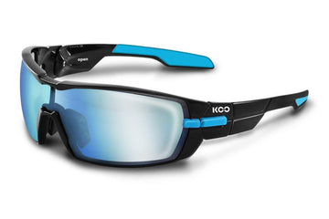 KOO Open Black/Blue Sunglasses - Blue Sky Lens - SpinWarriors