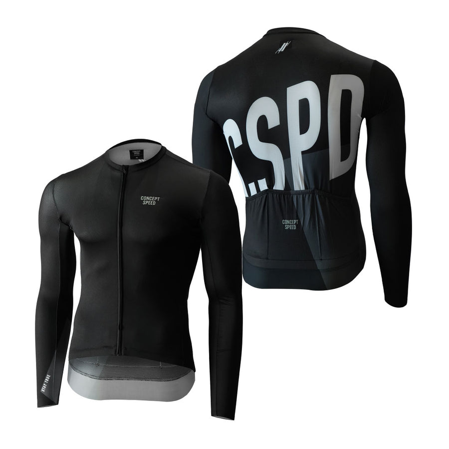 Concept Speed (CSPD) Essential Long Sleeve Jersey - Black