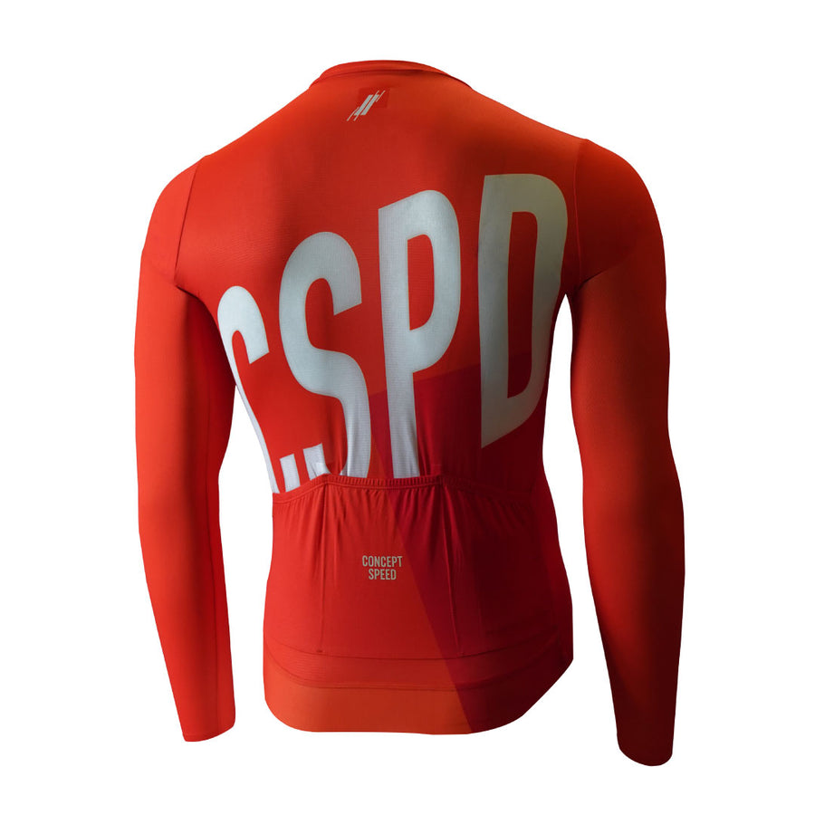 Concept Speed (CSPD) Essential Long Sleeve Jersey - Coral