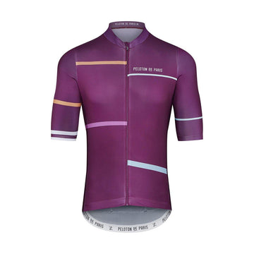 Peloton de Paris Sprinteur Jersey - Laser Deep Purple - SpinWarriors