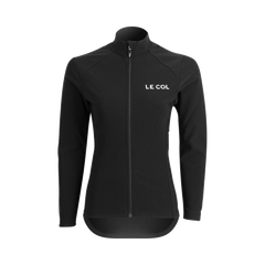 Le Col Pro Aqua Zero Women Long Sleeve Jersey - Black/White - SpinWarriors