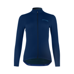 Le Col Hors Categorie Women Long Sleeve Jersey - Navy/Cobalt - SpinWarriors