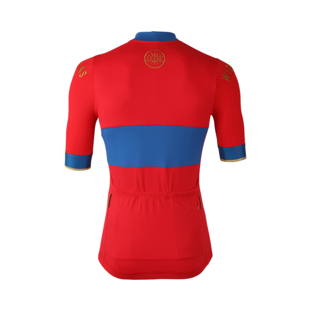 Le Col By Wiggins Hors Categorie Jersey - Red/Blue - SpinWarriors