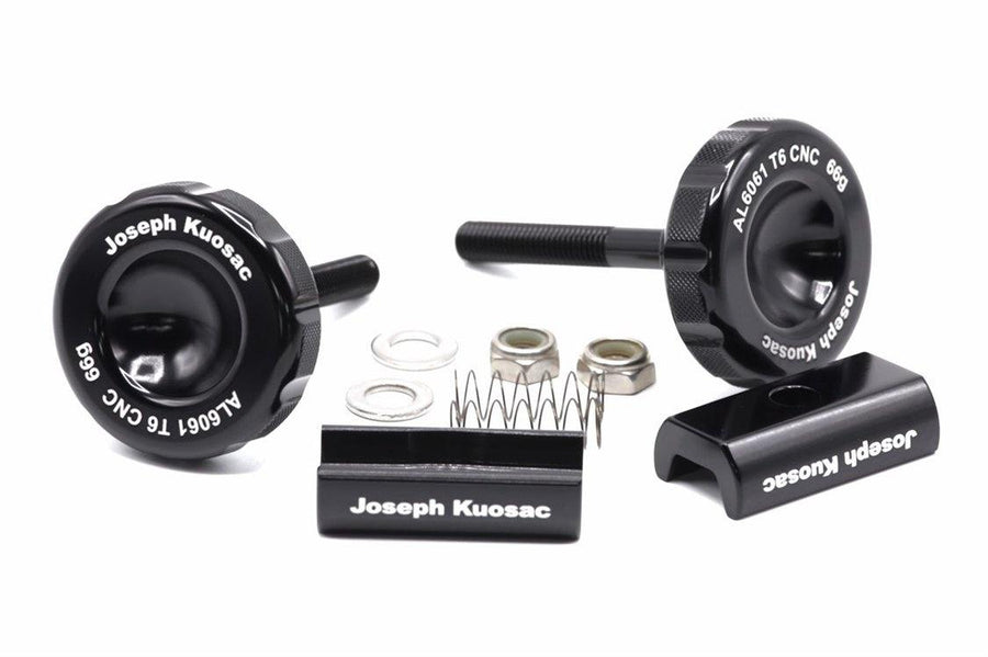 Joseph Kuosac Brompton Knob Hinge Clamp Set - Black (2pcs) - SpinWarriors