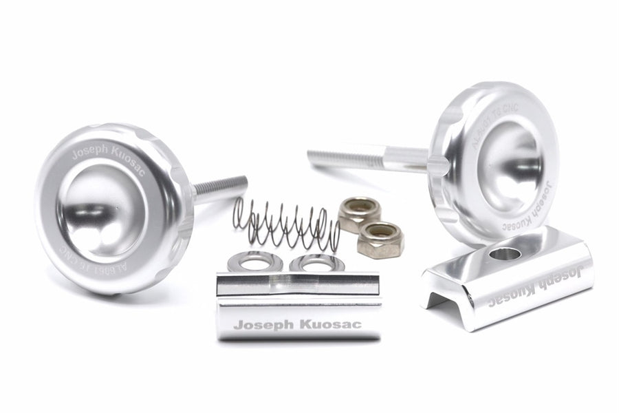 Joseph Kuosac Brompton Knob Hinge Clamp Set - Silver (2pcs)