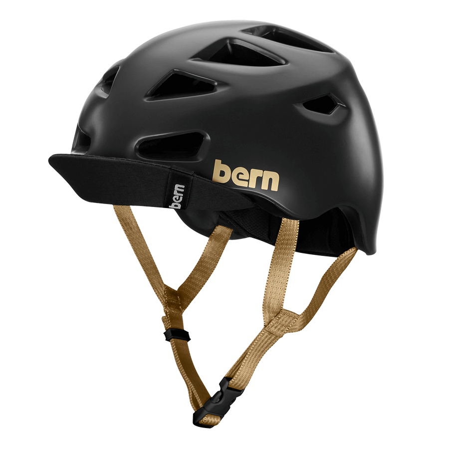 Helm Sepeda Wanita Bern Melrose - Satin Black - SpinWarriors