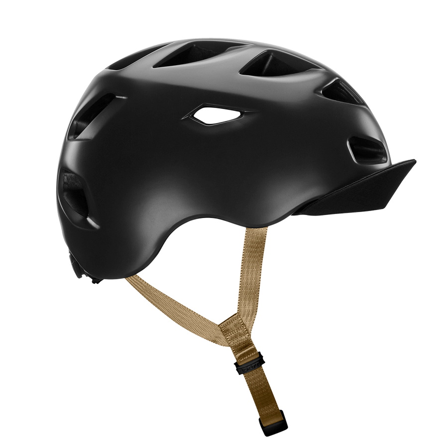 Helm Sepeda Perkotaan Bern Melrose - Satin Black - SpinWarriors