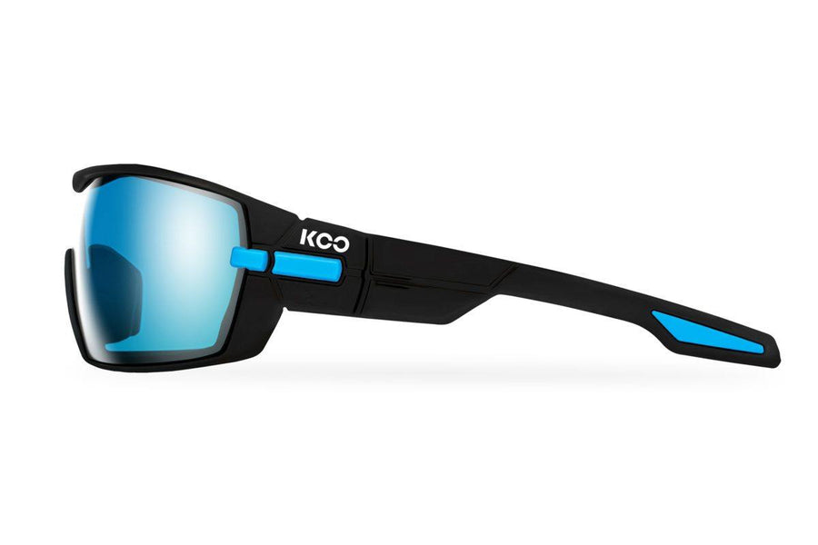 KOO Open Black/Blue Sunglasses - Blue Sky Lens - SpinWarriors