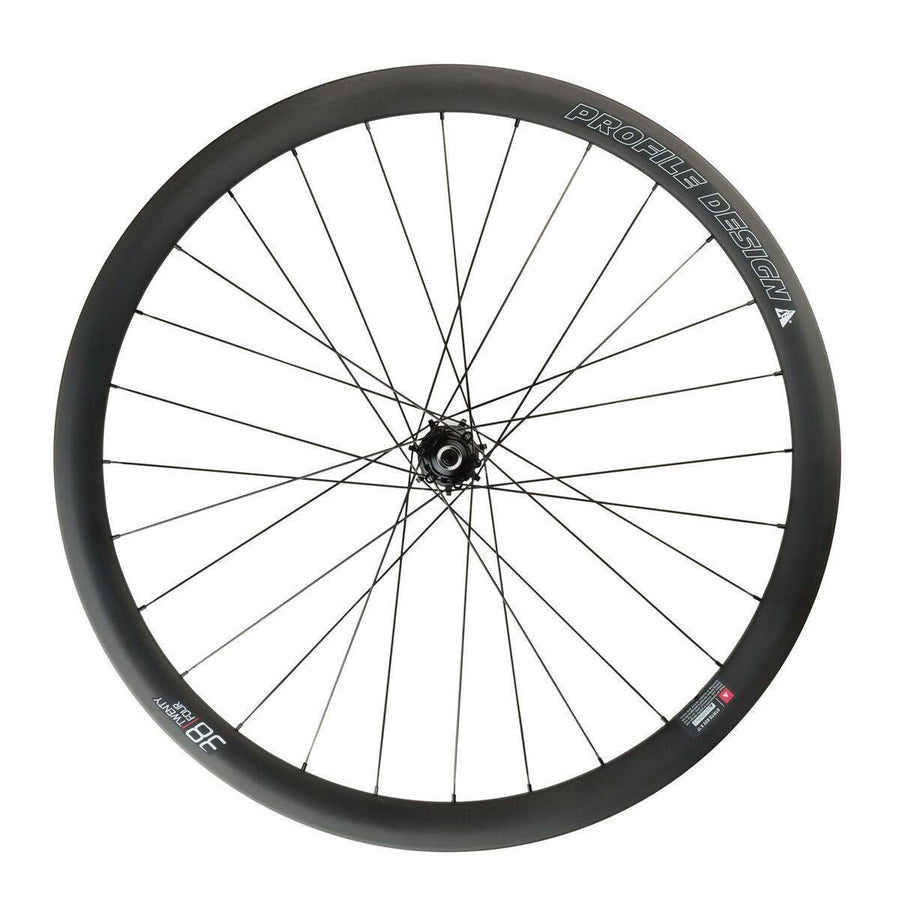 Profile Design 38/TwentyFour Carbon Clincher Disc Brake Wheelset - Center Lock - SpinWarriors