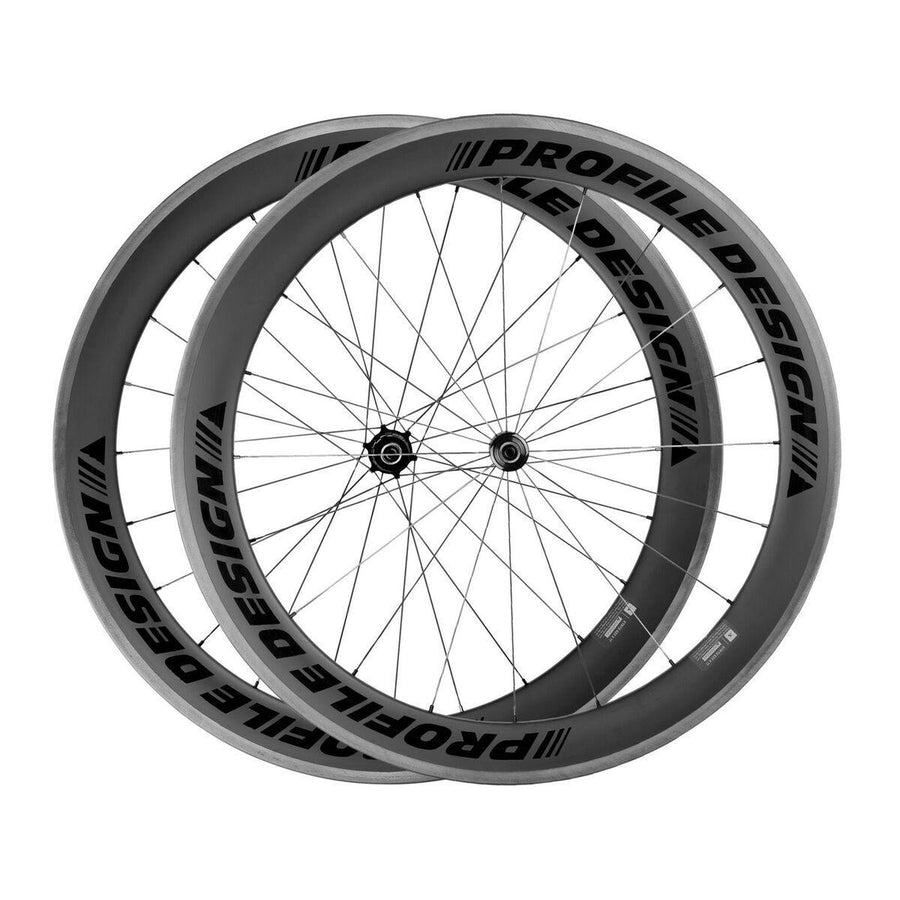 Profile Design 58/TwentyFour Carbon Clincher Disc Brake Wheelset - Center Lock - SpinWarriors