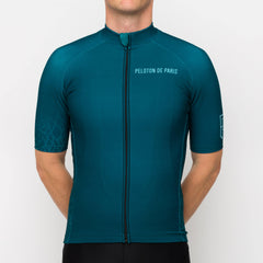 Peloton de Paris Veins Emerald Storm Jersey - SpinWarriors