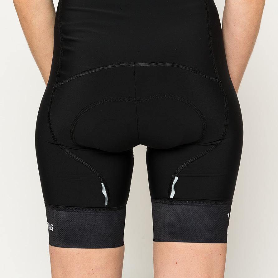 Peloton de Paris Domestique Women Bibshort - Black – SpinWarriors