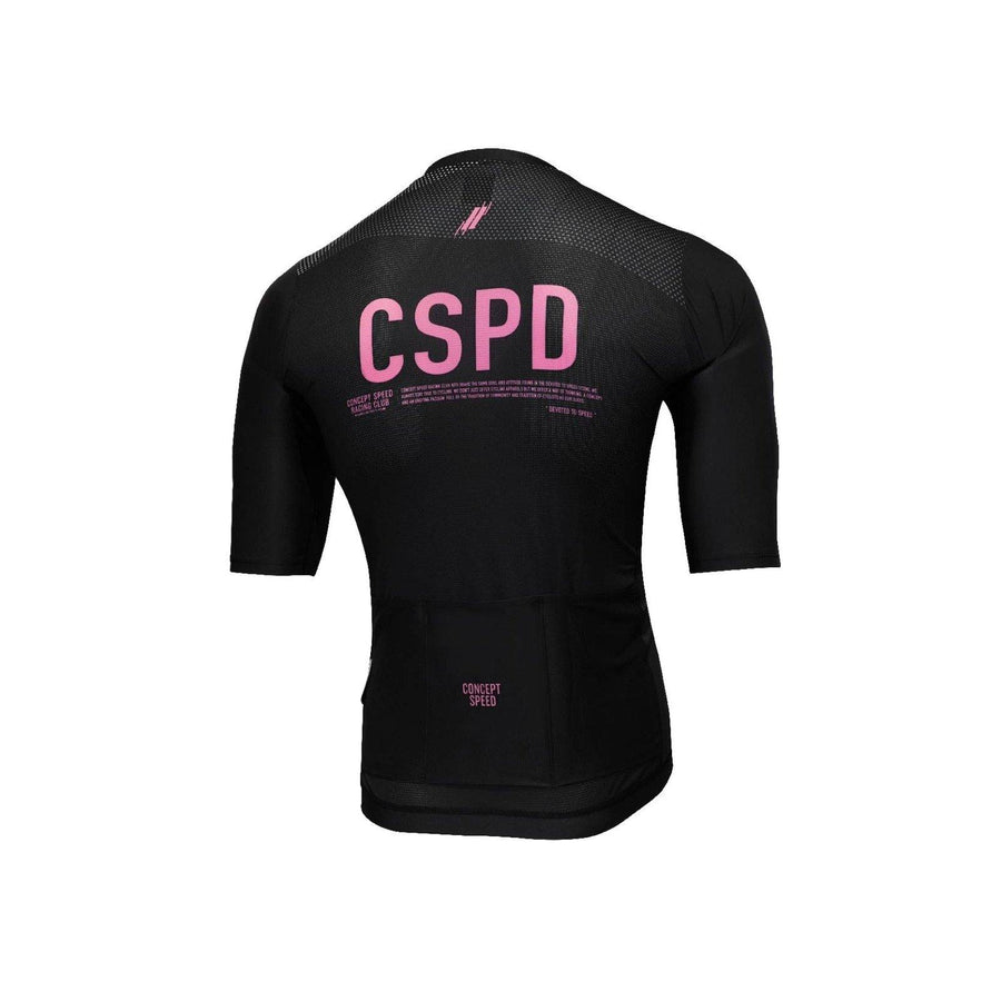 Concept Speed (CSPD) Grand Tour Jersey - Black/Pink - SpinWarriors