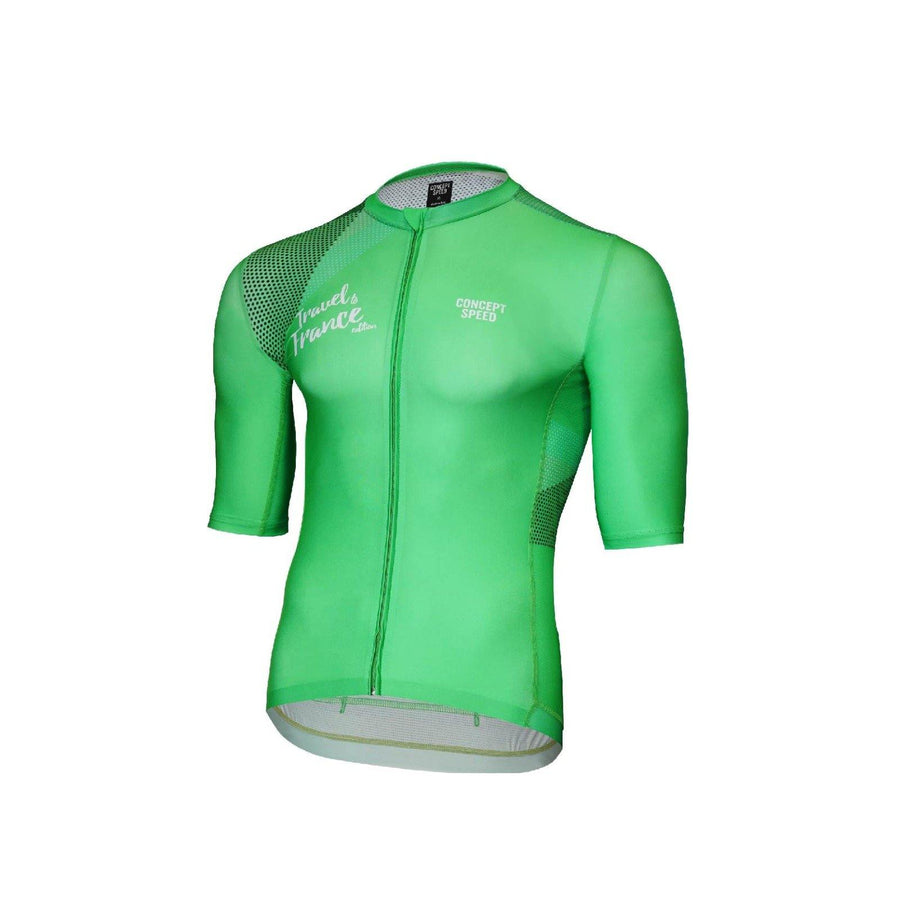 Concept Speed (CSPD) Grand Tour Jersey - Green TDF - SpinWarriors