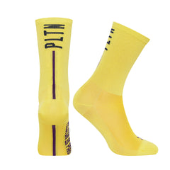 Peloton de Paris PLTN Socks - Pineapple/Navy - SpinWarriors
