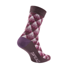 Chapeau! Midweight Tall Sock - Cherry - SpinWarriors