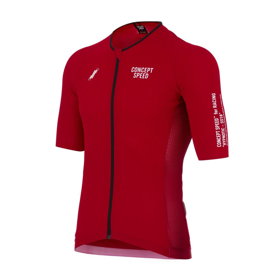 Concept Speed (CSPD) Racing Club Hypnotic Jersey - Red Chilli Pepper - SpinWarriors