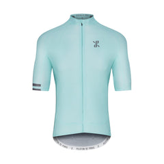 Peloton de Paris Recon Jersey - Celeste - SpinWarriors