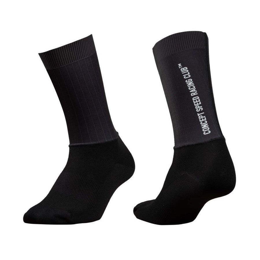 Concept Speed (CSPD) SFGH Naked Socks - Black - SpinWarriors