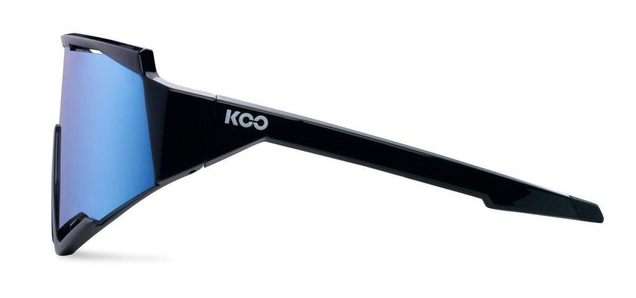KOO Spectro Black/Turquoise Sunglasses - Turquoise Lens - SpinWarriors