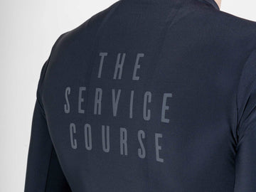 The Service Course Long Sleeve Training Jersey Mens - Jet Black