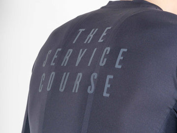 The Service Course Short Sleeve Lightweight Jersey Mens - Jet Black