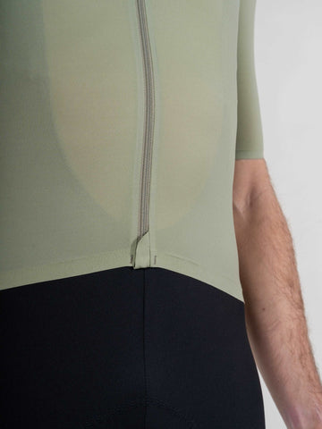 The Service Course Short Sleeve Lightweight Jersey Mens - Oil Green