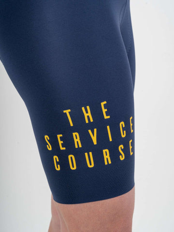 The Service Course Lightweight Bibshort Women - Blue Night