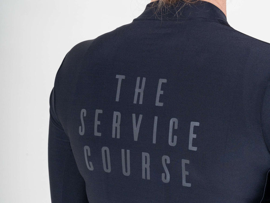 The Service Course Long Sleeve Training Jersey Women - Jet Black