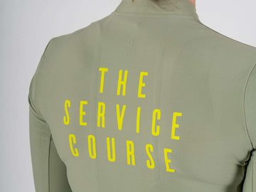 The Service Course Long Sleeve Training Jersey Women - Oil Green