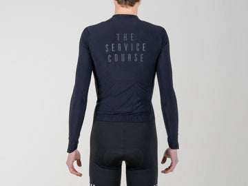 The Service Course Long Sleeve Training Jersey Mens - Jet Black