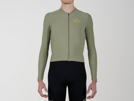 The Service Course Long Sleeve Training Jersey Mens - Oil Green