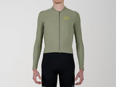 The Service Course Long Sleeve Training Jersey Mens - Oil Green