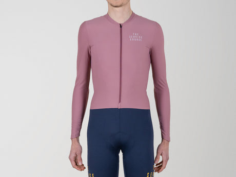 The Service Course Long Sleeve Training Jersey Mens - Wishful Mauve
