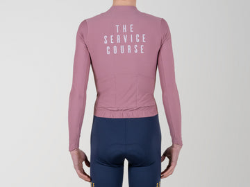 The Service Course Long Sleeve Training Jersey Mens - Wishful Mauve
