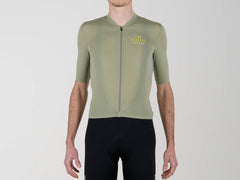 The Service Course Short Sleeve Lightweight Jersey Mens - Oil Green