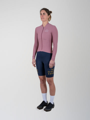 The Service Course Long Sleeve Training Jersey Women - Wishful Mauve