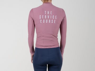 The Service Course Long Sleeve Training Jersey Women - Wishful Mauve