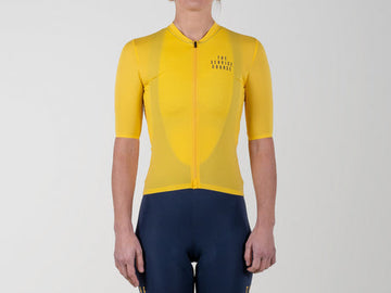 The Service Course Short Sleeve Lightweight Race Jersey Women - Calendula
