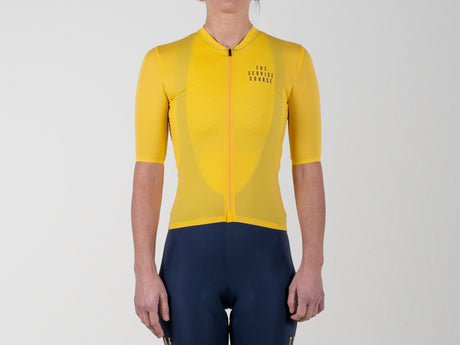 The Service Course Short Sleeve Lightweight Race Jersey Women - Calendula