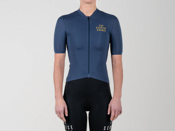 The Service Course Short Sleeve Lightweight Race Jersey Women - Blue Night
