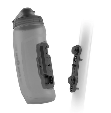 Fidlock Twist Bottle 590 + Bike Base - Transparent Black - SpinWarriors