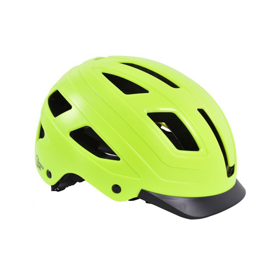 Safety Labs E-Bahn Helmet - Matt Neon Yellow - SpinWarriors